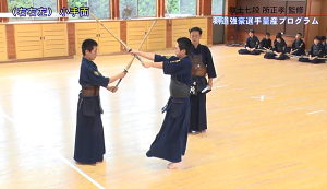 小手面の踏み込み